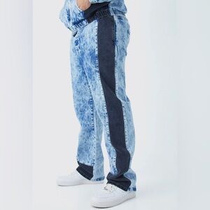 New acid wash denim jeans size 2X